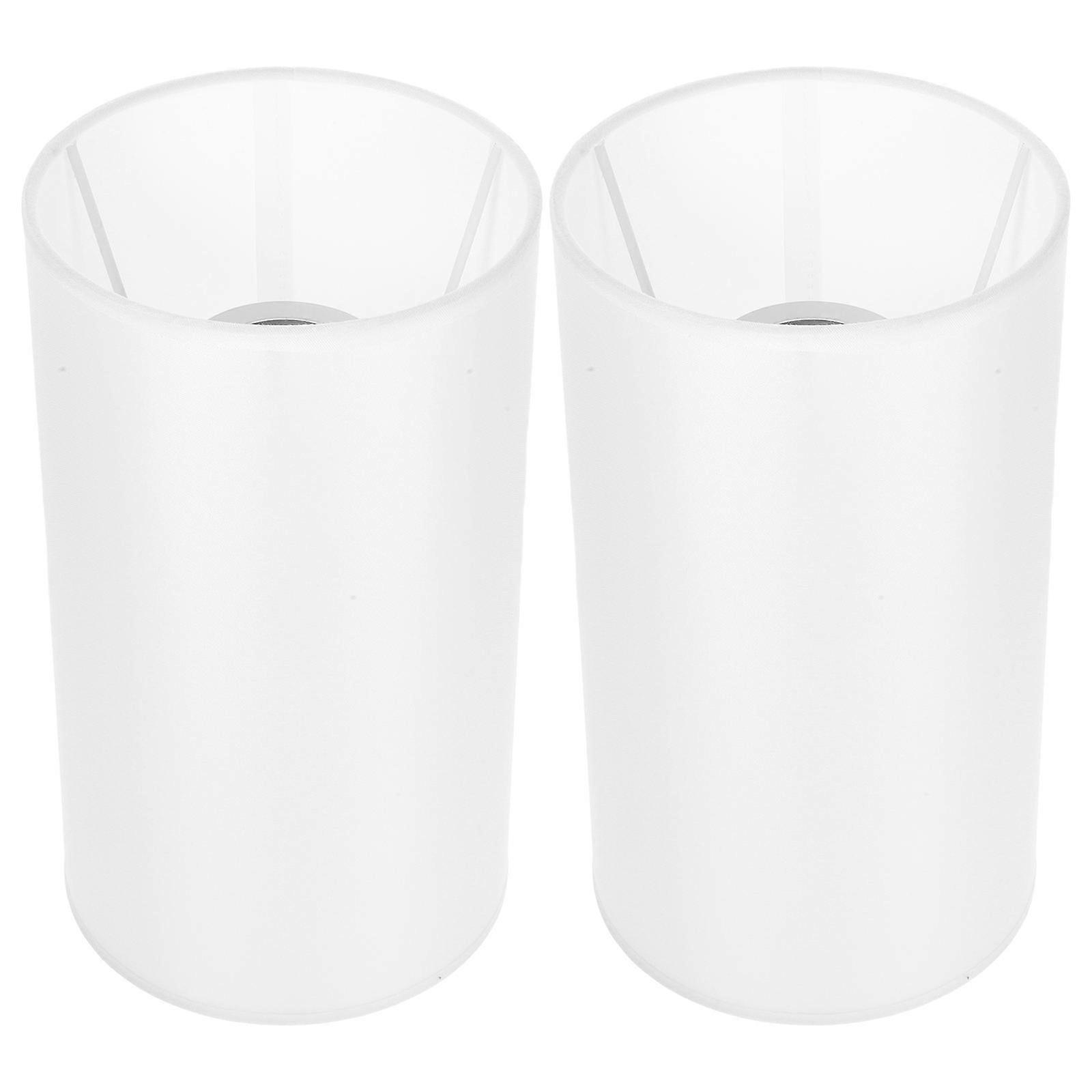 Lampshades for Table Lamps Simple Design Cylinder Lampshade for Hotel 2Pcs