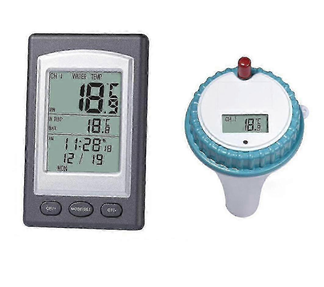 Wireless Pool Thermometer - Digital Floating Pool And Spa Thermometer a hwy