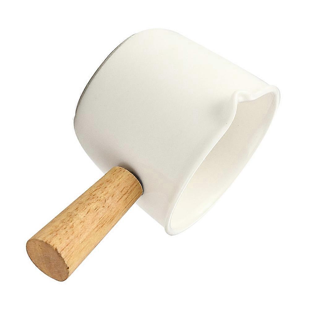 Ceramic Pitcher Narrow Spout Milk Frothing Professional Coffee Shop Use 11.00X6.60X5.40cm 1Pack
