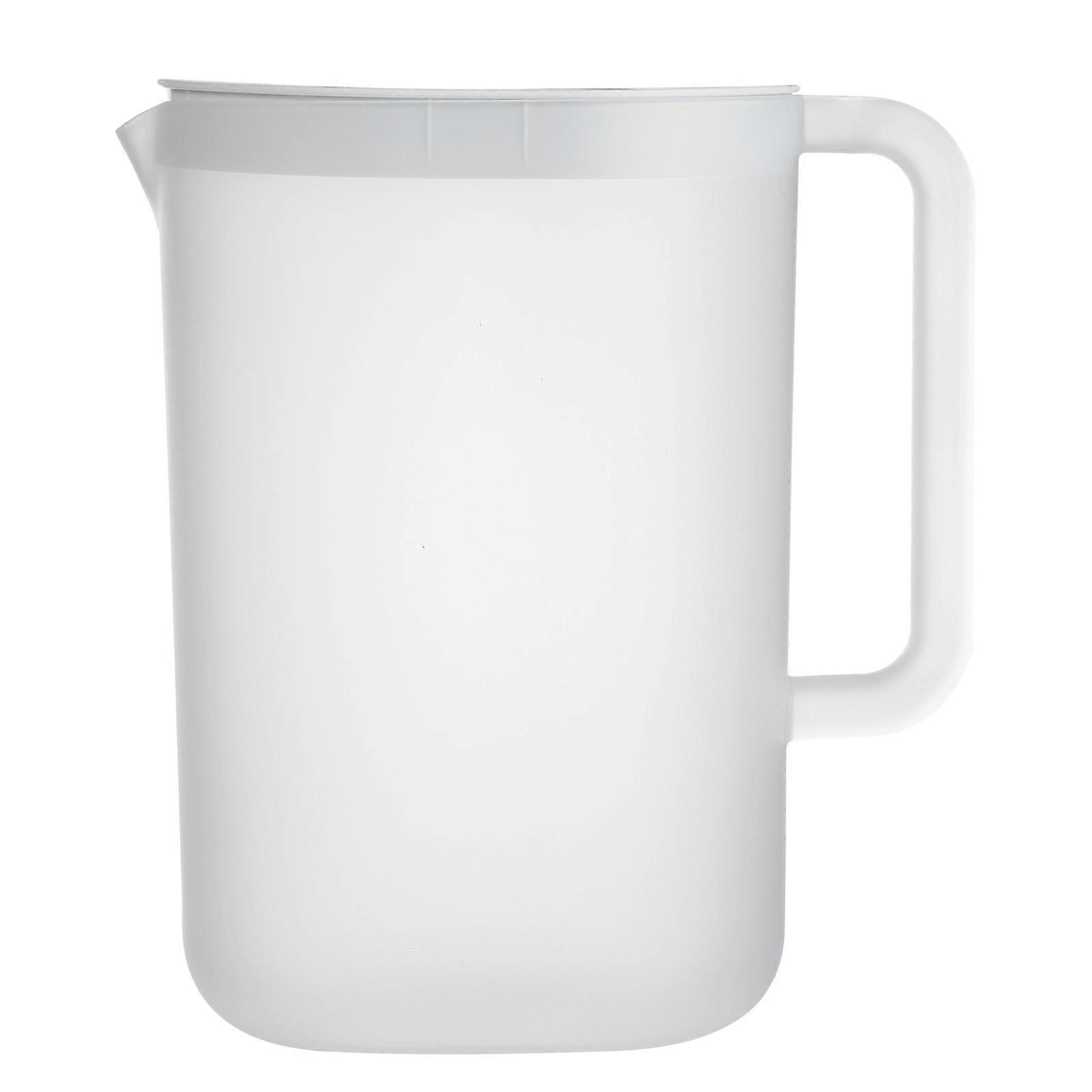 Pitcher With Lid Heat Resistant For Swimming Pools 2.2L White 1Pc