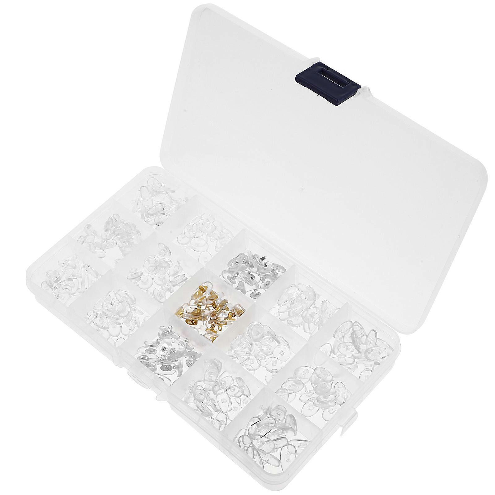 Practical Antislipping Nose Pad for Glasses with PVC Material Assorted Color Fits Daily Use 1 Set