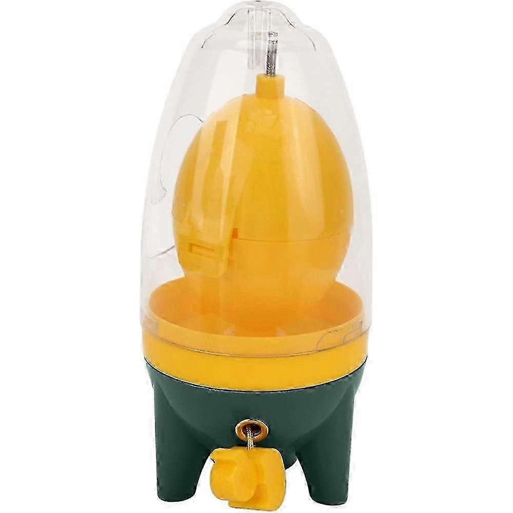 2pcs Golden Egg Mixer, Hand-Powered Egg Spinner with Pull Rope, Portable Kitchen Tool (Green)