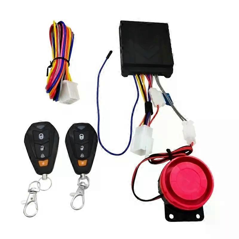 Motorcycle Alarm Siren - Mobile APP Control Bluetooth Compatible Remote Keyless Entry Start Push Button Start Stop Button~12258