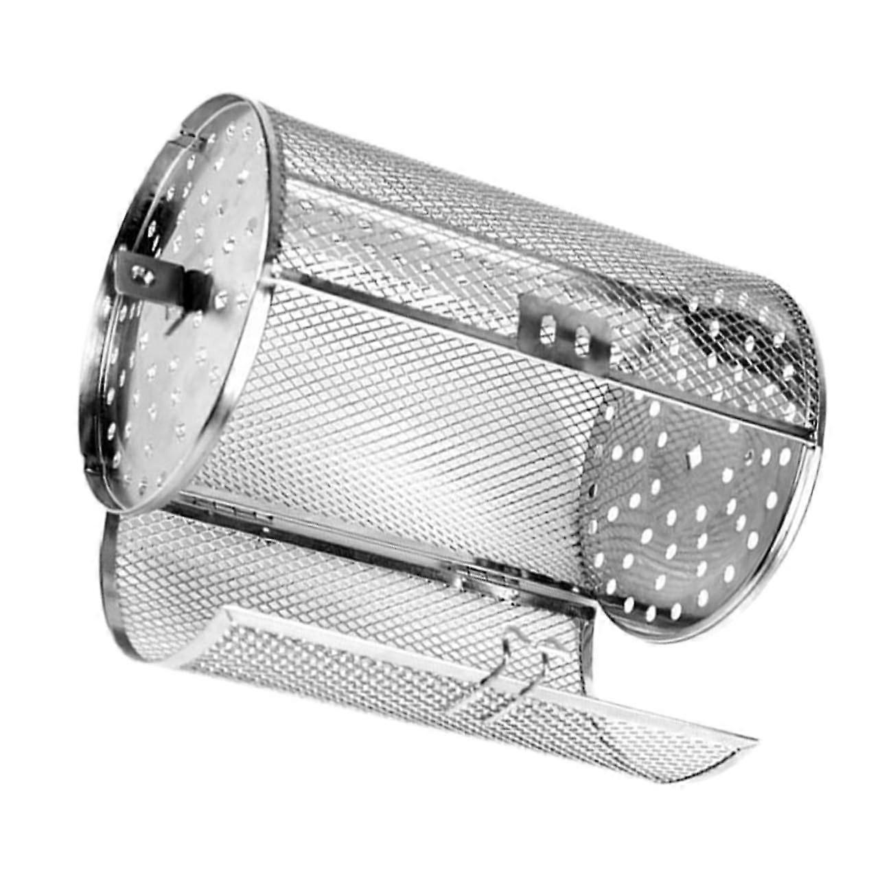 Rotating Grill Cage for Electric Ovens - Durable Non-Stick Roasting Rack for Vegetables, Nuts, and Family BBQs