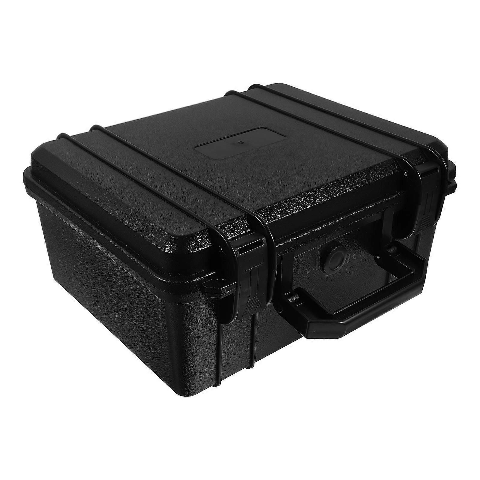 Tool Storage Case Lockable Portable Protection Multi-Functional 27.50X24.00X13.00CM Black 1Pack