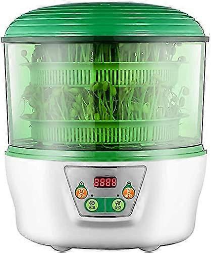 Doublelayer automatic soybean sprout machine with, intelligent multifunctional household yogurt maker A