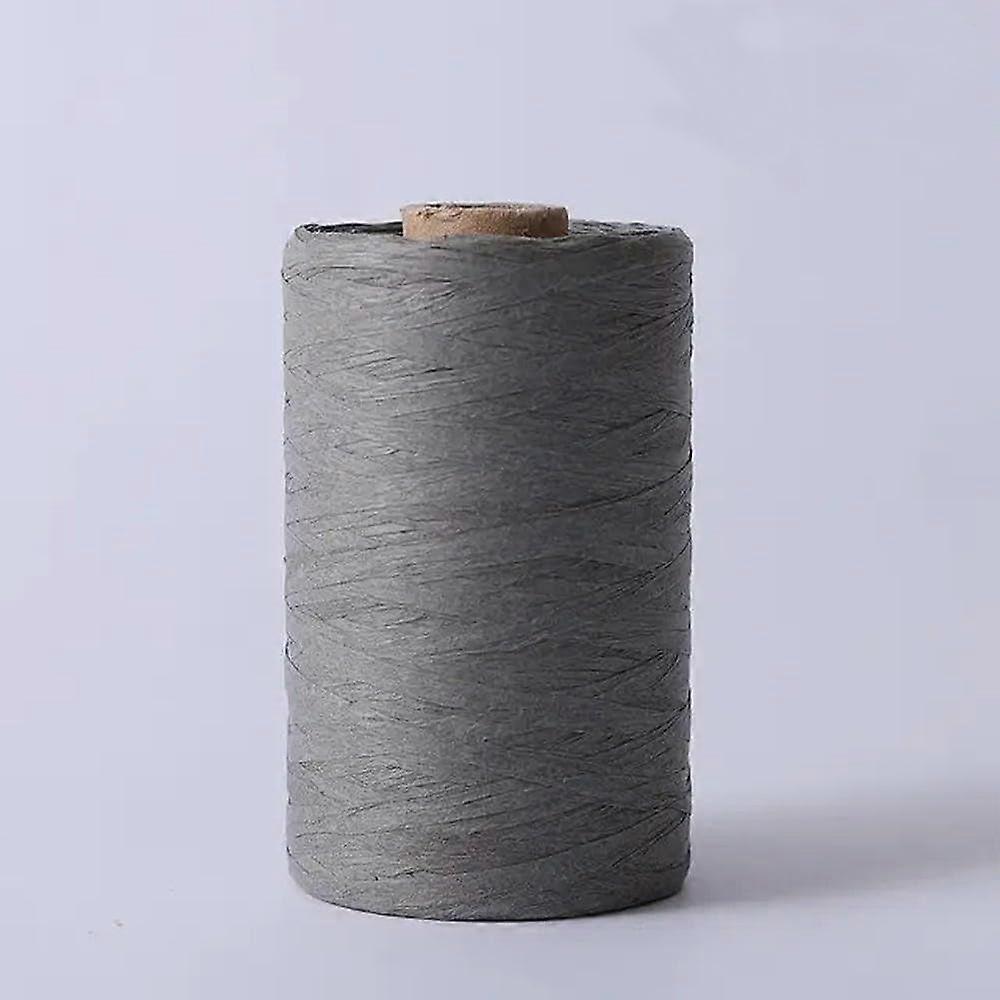 280 m/roll raffia twine, bio straw strings for knitting summer hats, bags, gift boxes, packaging, and gift wrap.