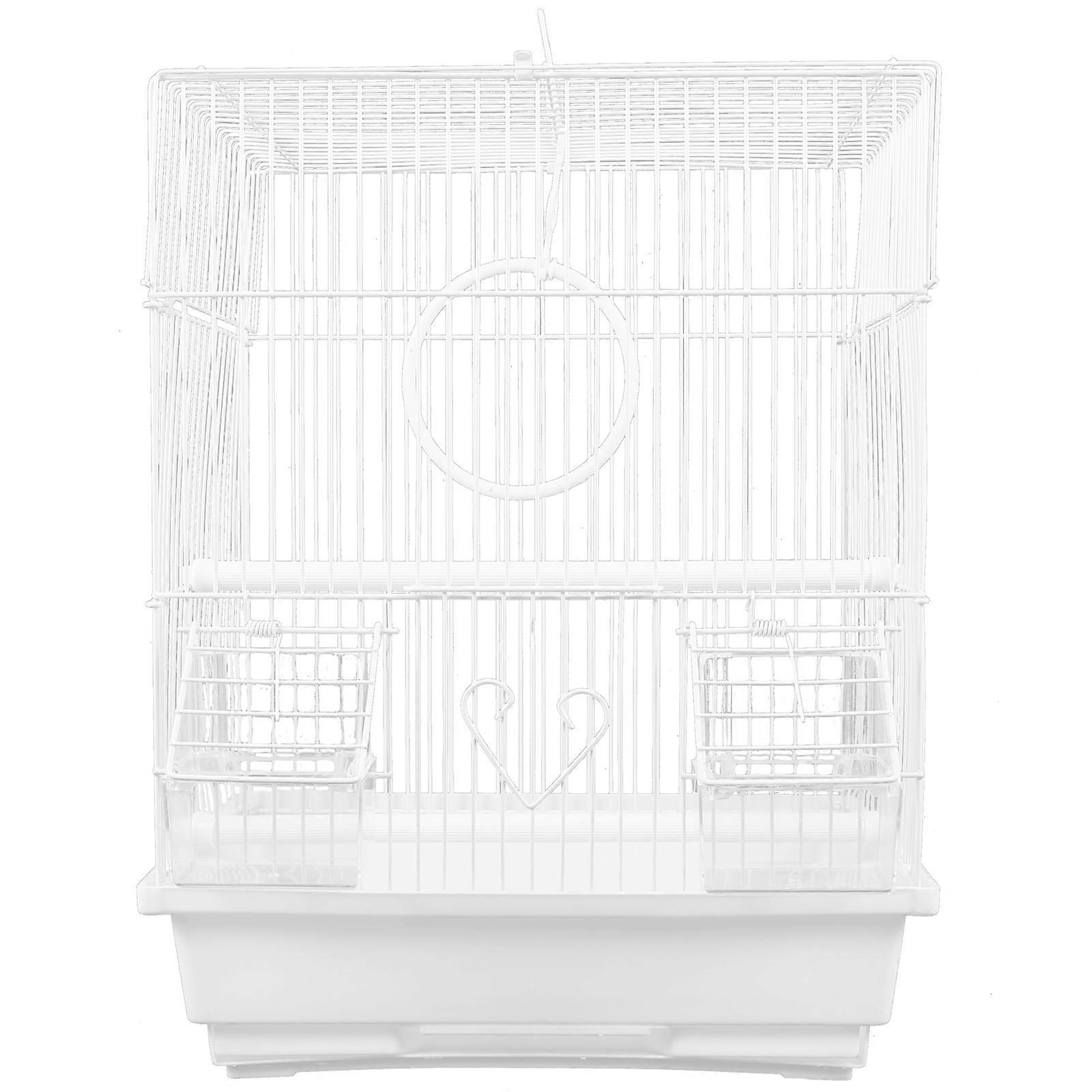 Lightweight Portable Bird Carrier Cage for Parrots and Canaries – Breathable Metal Travel Cage for Safe Pet Transport during Outings and Hiking Trips