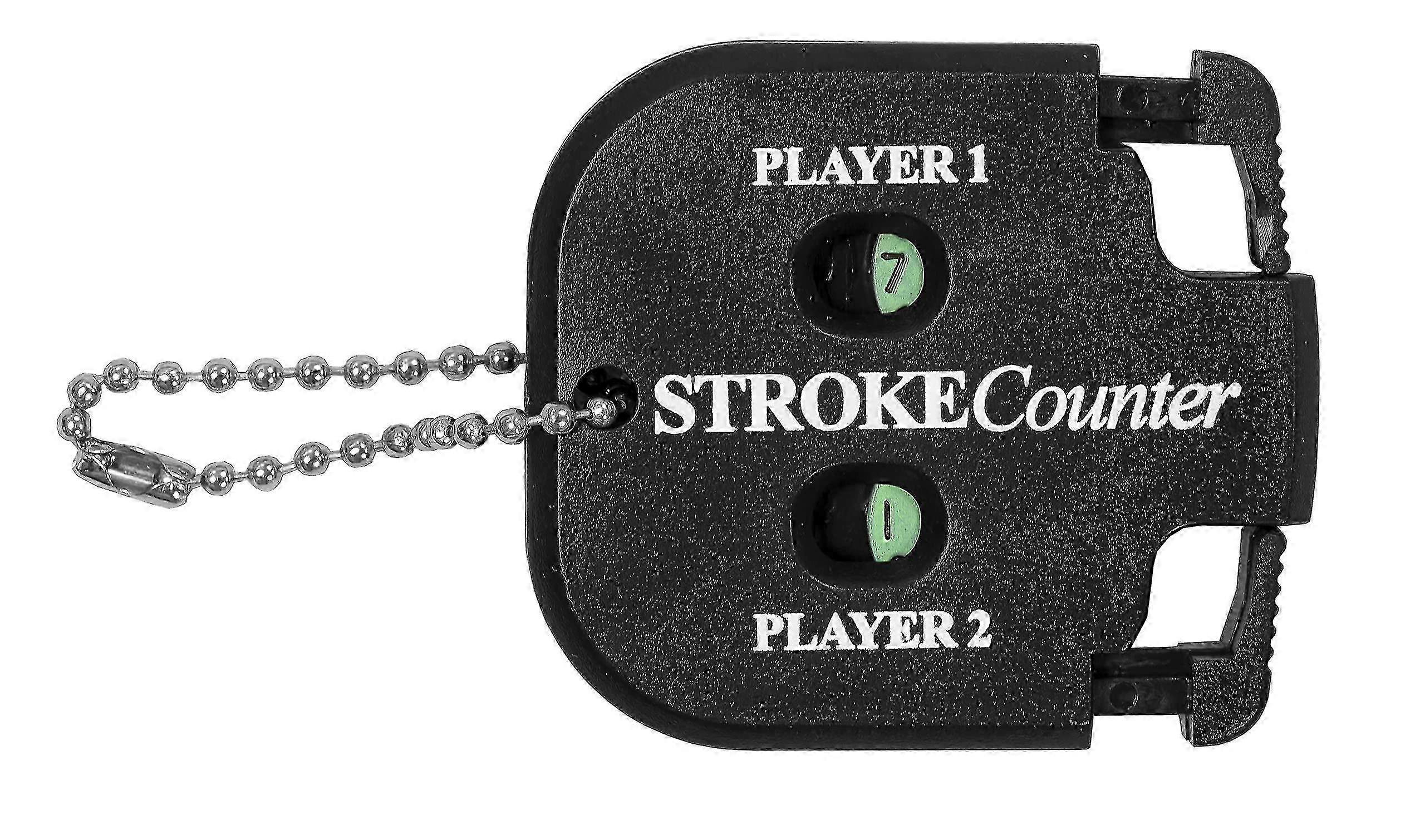 3pcs Unisex Adult 2 Player Stroke Counter - Black, One Size