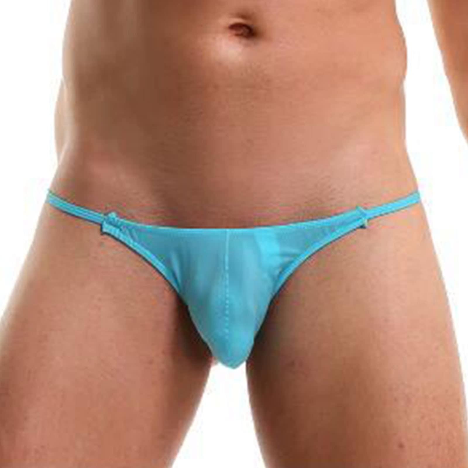 Latex Trousers for Men, Mankini Mesh Boxer Shorts, Faux Leather Underwear, Men's Lingerie, Size 01 F L