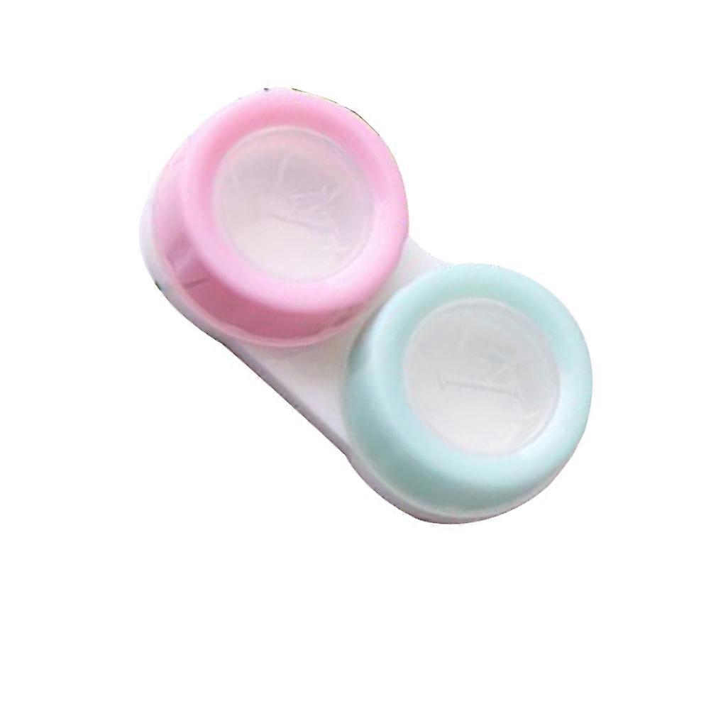 Lens Container Lens Storage Case Home Use 12.4x6.5x2.5cm 4 Pairs