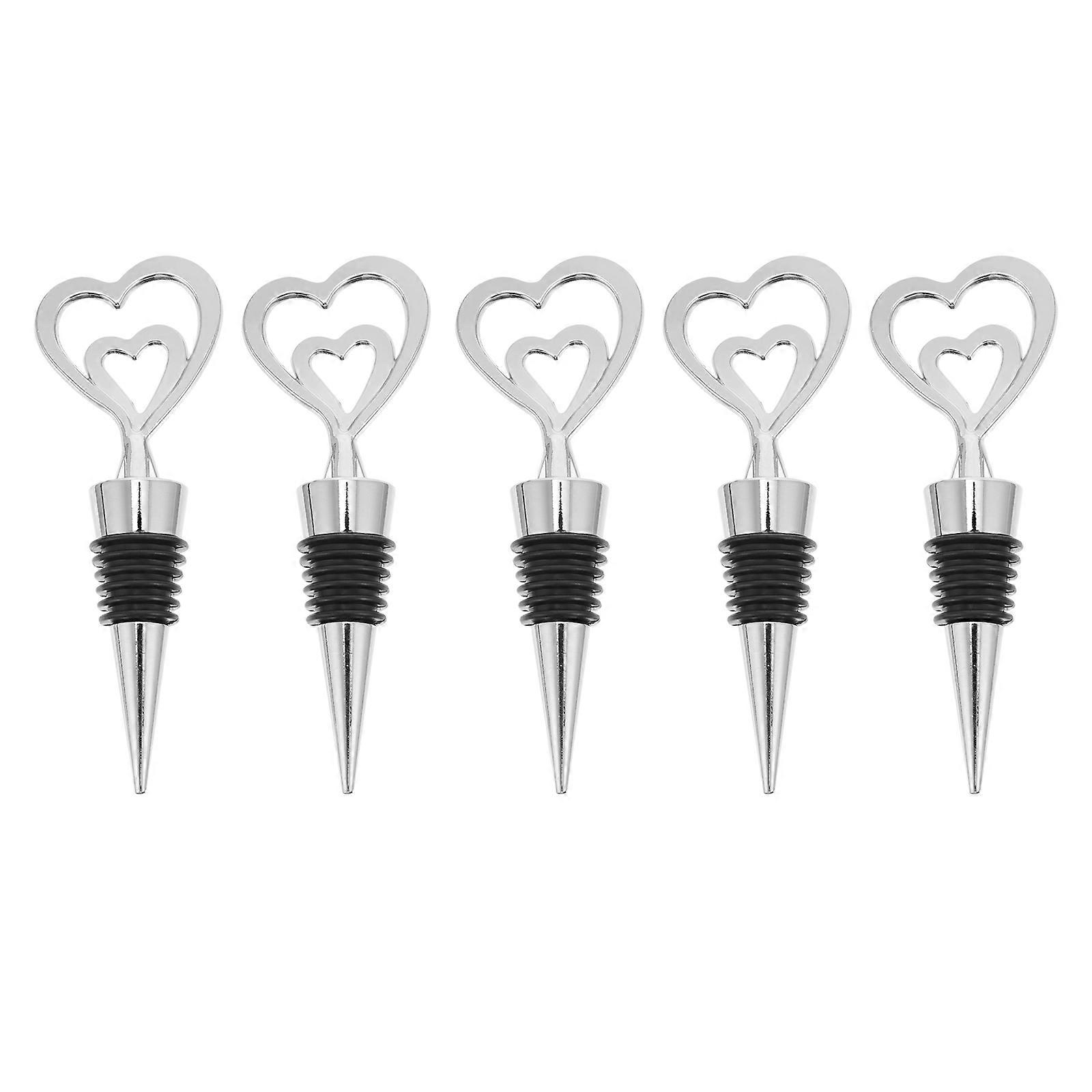 Water Bottle Ergonomic Grip Silver Bottle Plug 5Pcs