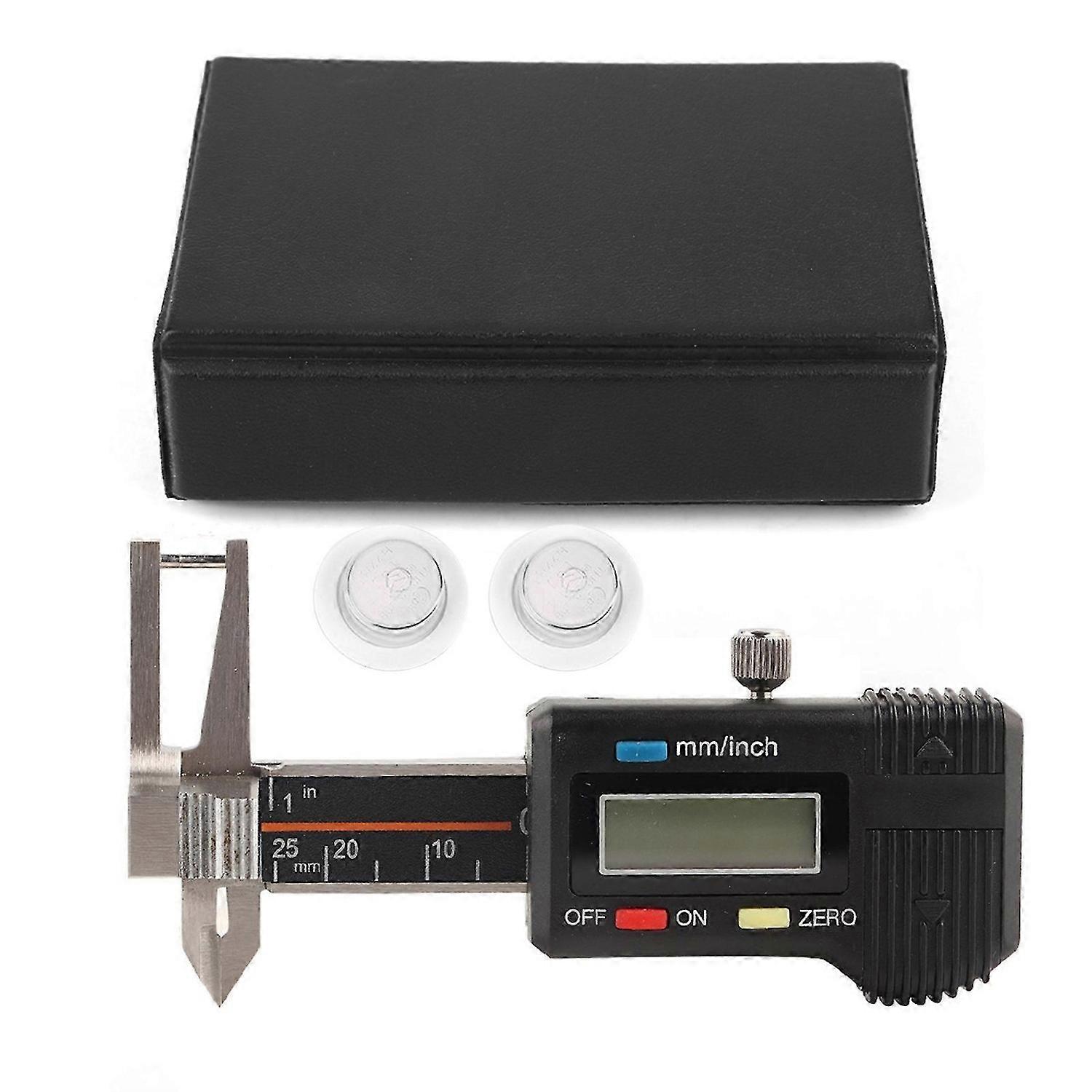 Micro Electronic Digital Display Triple Use Ruler Thickness Measuring Caliper Gauge 0~25mm