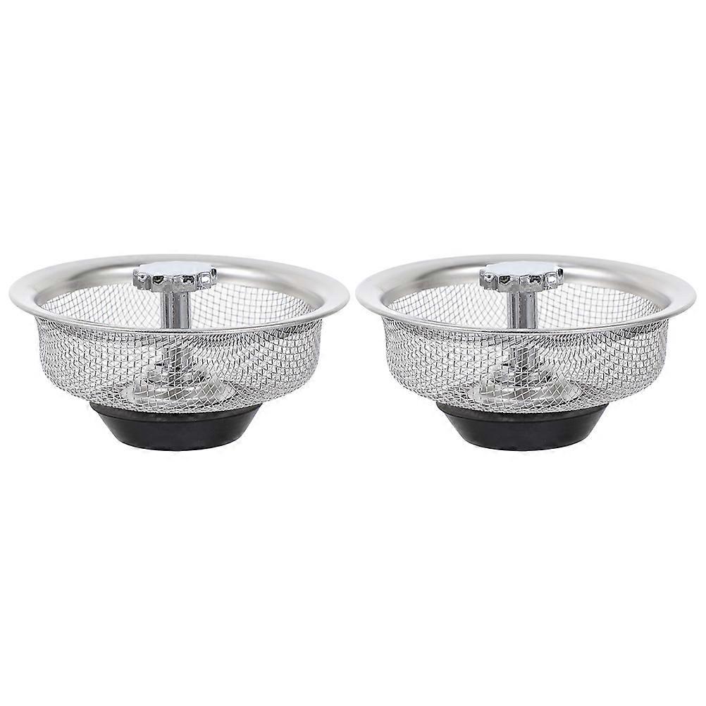 Sink Strainer Plug Set Durable Kitchen Drainage Accessories, Scratch Design for Easy Cleaning, Suitable for Kitchen and Bathroom Use