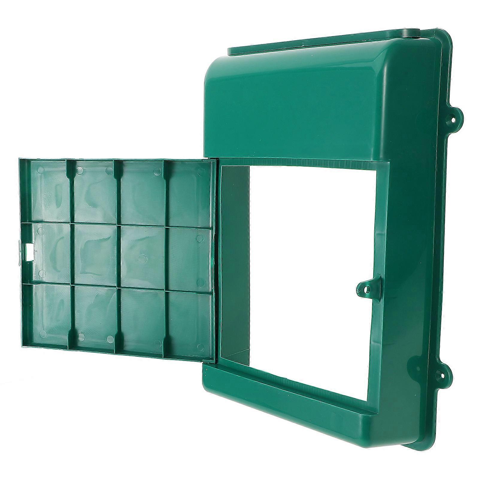 Wall Mounted Rainproof Mailbox Durable Plastic Letter Box Outdoor Use Easy Installation Stylish Design Storage Mails Home Office