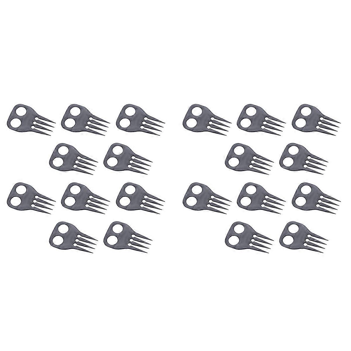 10PCS Horse Braiding Comb for Outdoor Riding Tool