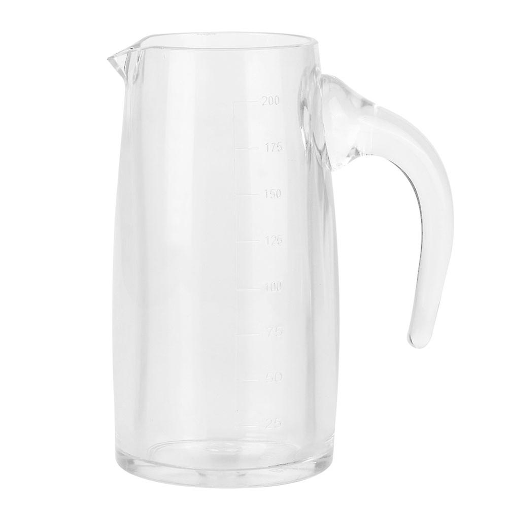 200ml Acrylic Transparent Juice Bottle Water Jug Wine Beverage Container Kettle Carafe for Bar Home