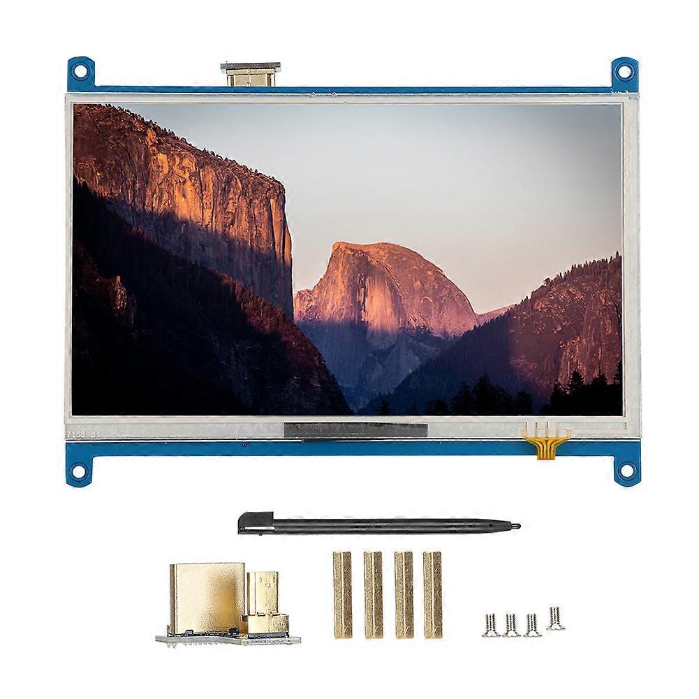 7 inch 1024x600 Resolution Backlight LCD HDMI Touch Screen Display for Raspberry Pi 4B