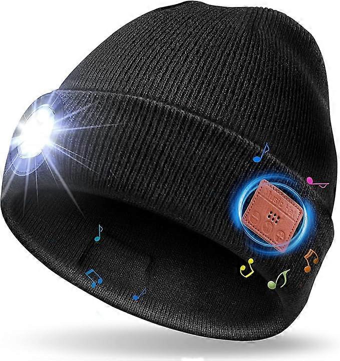 Gorro bluetooth con lámpara LED
