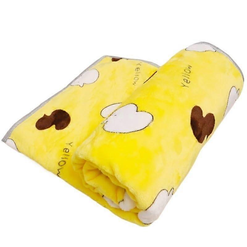 Cozy Dog Blanket: Pet Blanket for Medium Dogs and Cats, Washable Dog Blankets, Soft, Lint (Yellow Duck, Large Size, 70 x 100 cm)