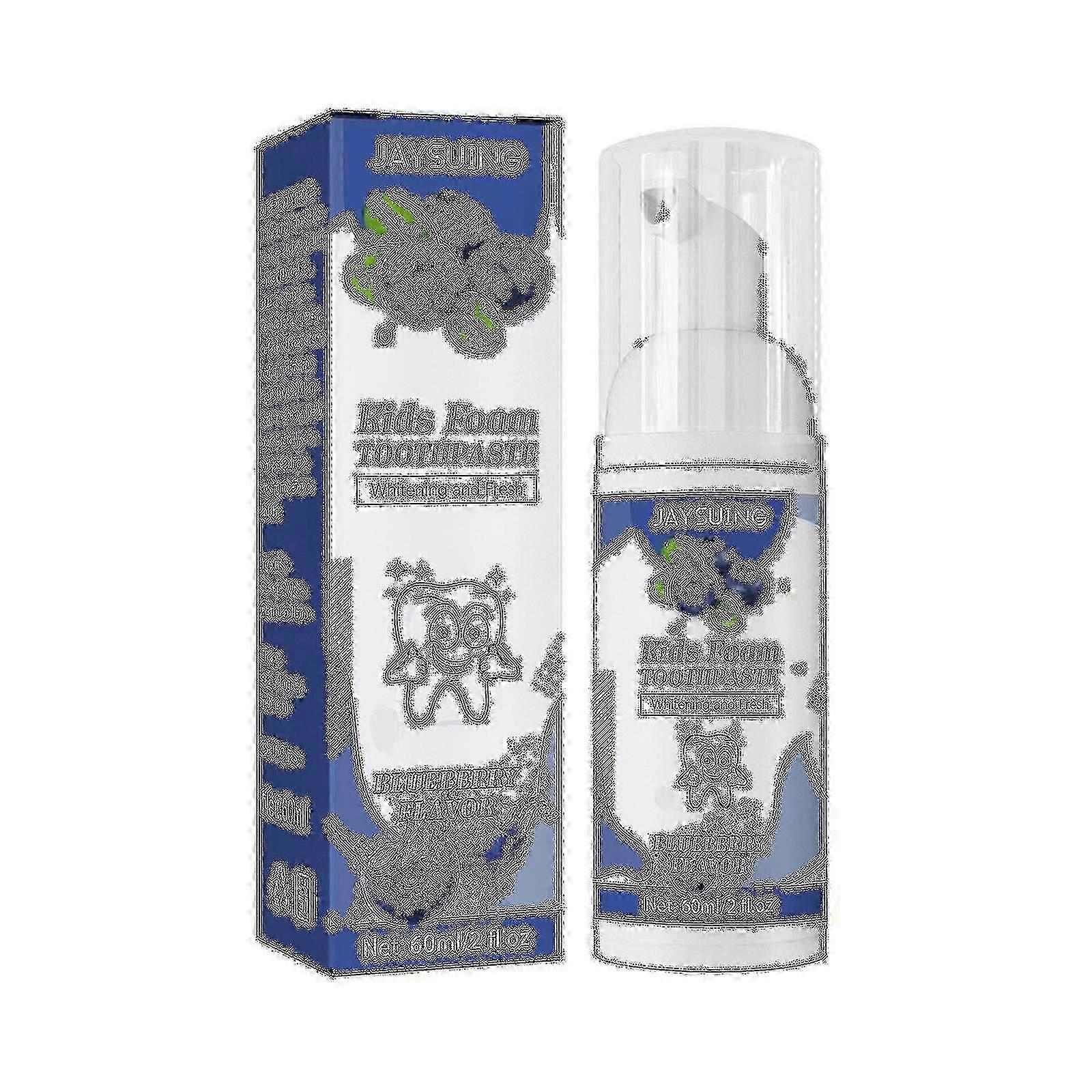 Jaysuing Children's Foam Toothpaste Teeth Cleansing Whitening Anti-cavity Fruit Flavored Mousse Toothpaste