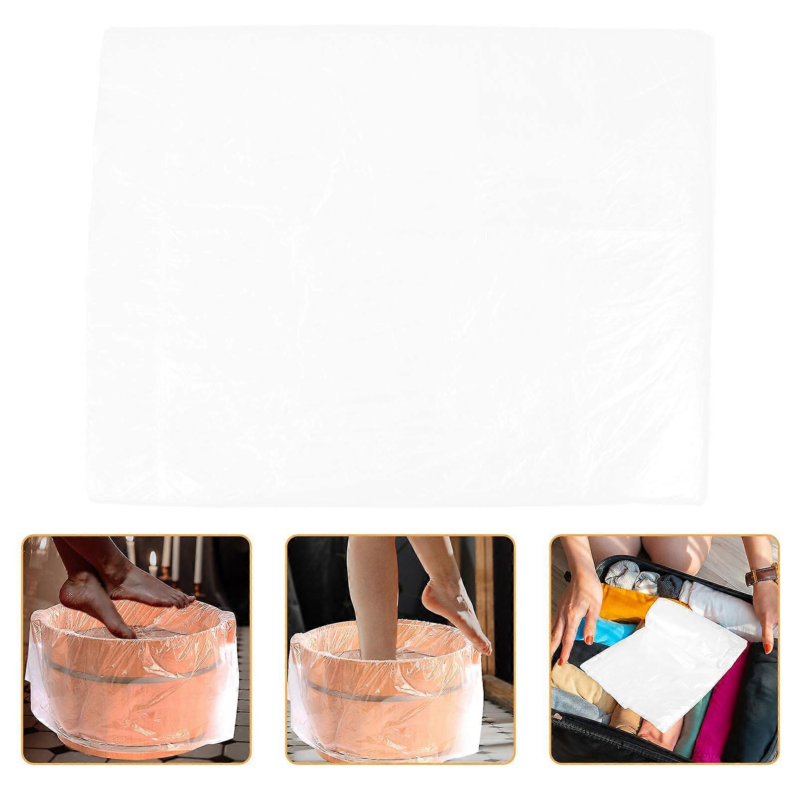 Disposable Pedicure Liners for Foot Bath Spa Practical Transparent PE Bags for Storage Use 100pcs