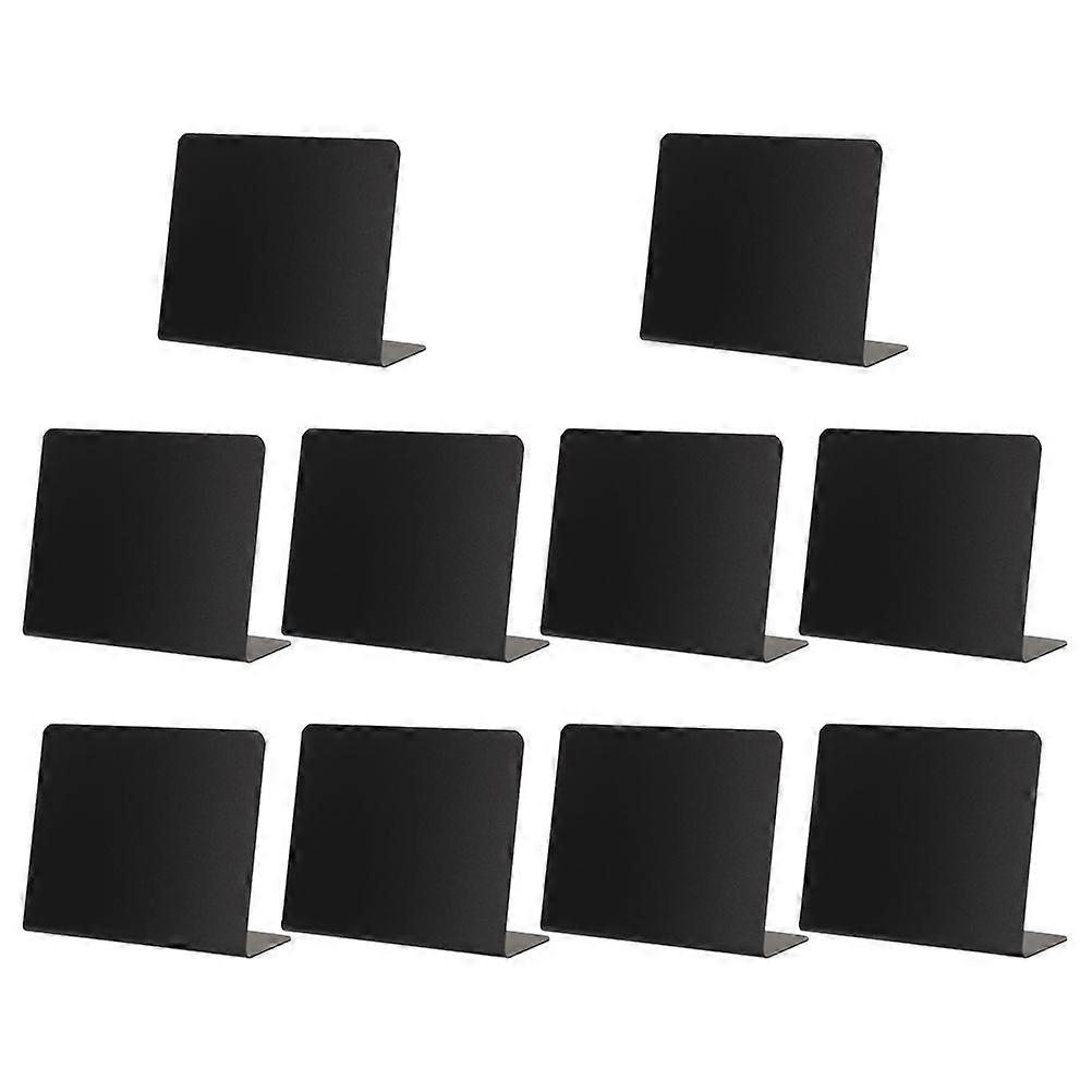 Small Chalkboard Signs Tabletop Mini Blackboards Cafe Use Notice Board Rectangular Shape PVC Material 10Pack
