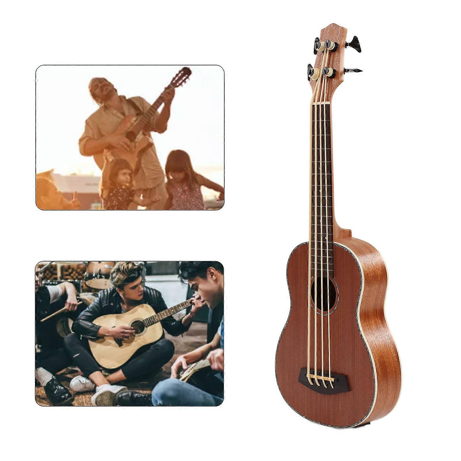 Ukulele de 30 polegadas Rosewood 4 Cordas Fácil de Tocar Delicado Profissional Mini Guitarra Presentes 