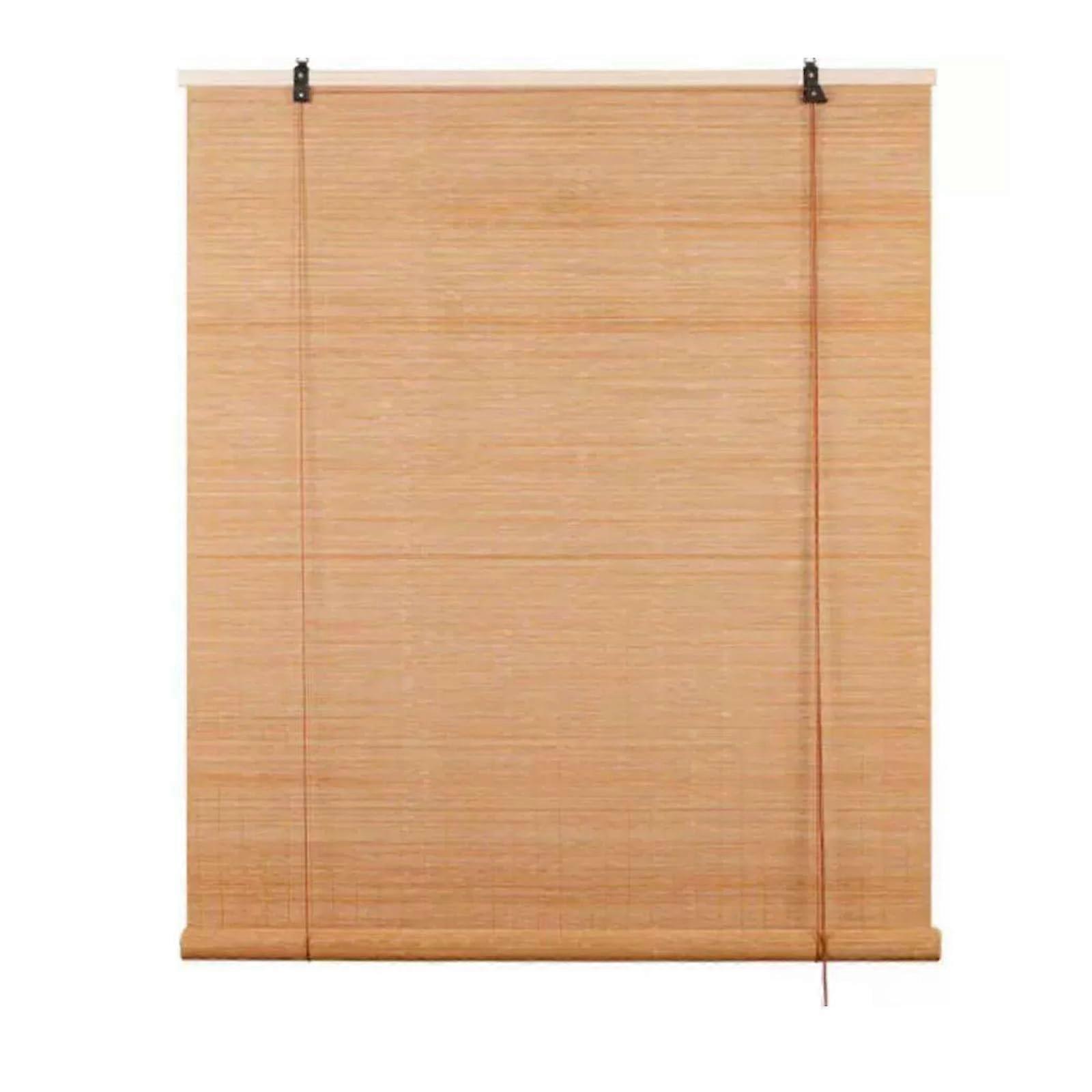 Natural Bamboo Roller Blind for Outdoor Use - Hand-Woven 60 80 100 140 180 cm Wide Vintage Blinds for Patio and Garden