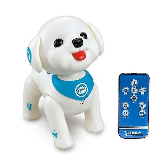 T5ec Rc Roboter Hund Smart Welpe Programmierbare Sprachsteuerung Gesang Gehen Fernbedienung Elektronische Haustier Lernspielzeug