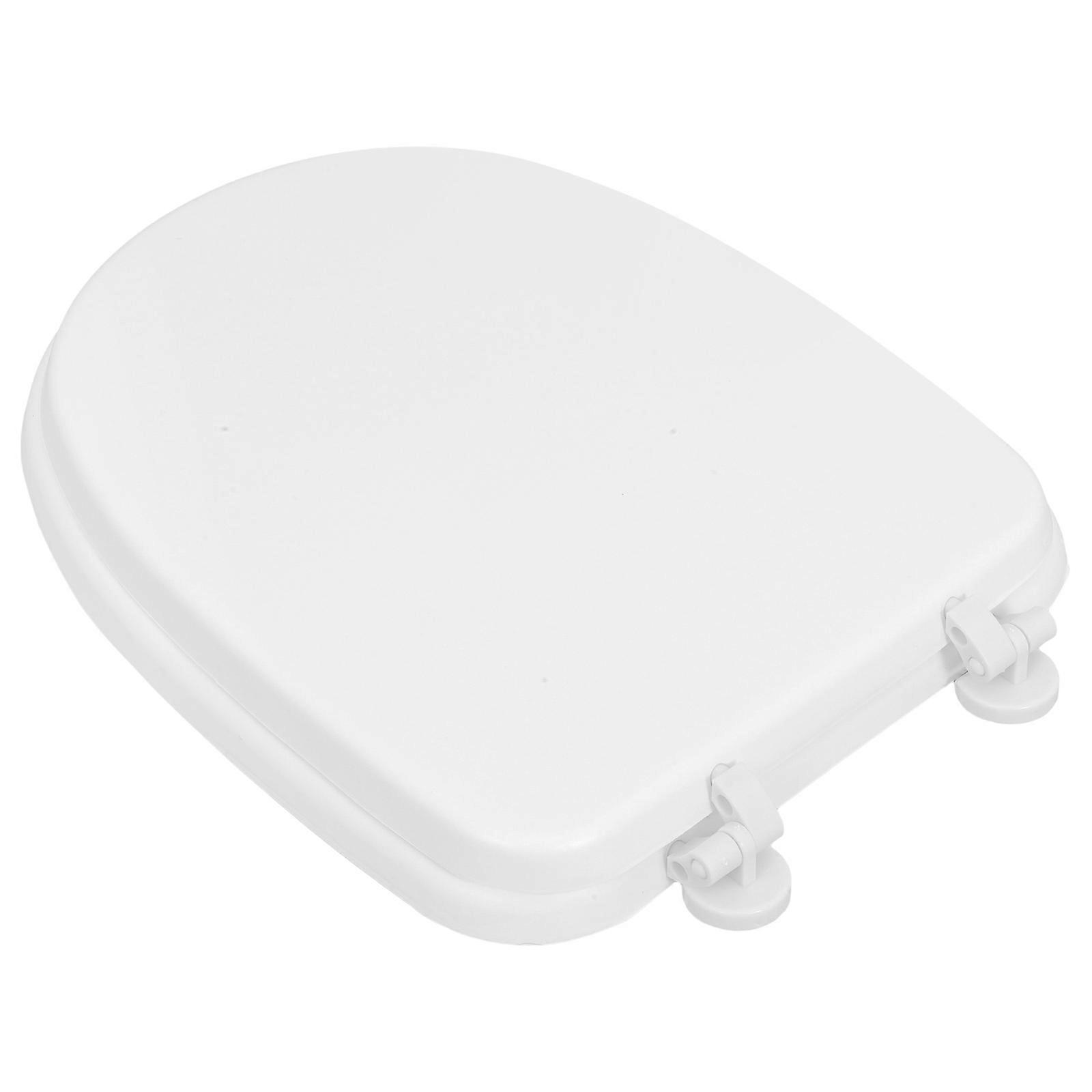 Soft Padded Toilet Seat Cushion Cover for Standard Toilets Heavy Duty Foam with Lid Round and Elongated Options Ideal for Bathrooms and RVs