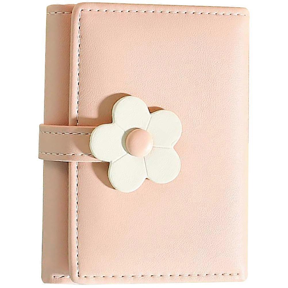 Cute Pink PU Coin Purse for Kids Storage Decorative Wallet with Card Organizer and Key Change Features