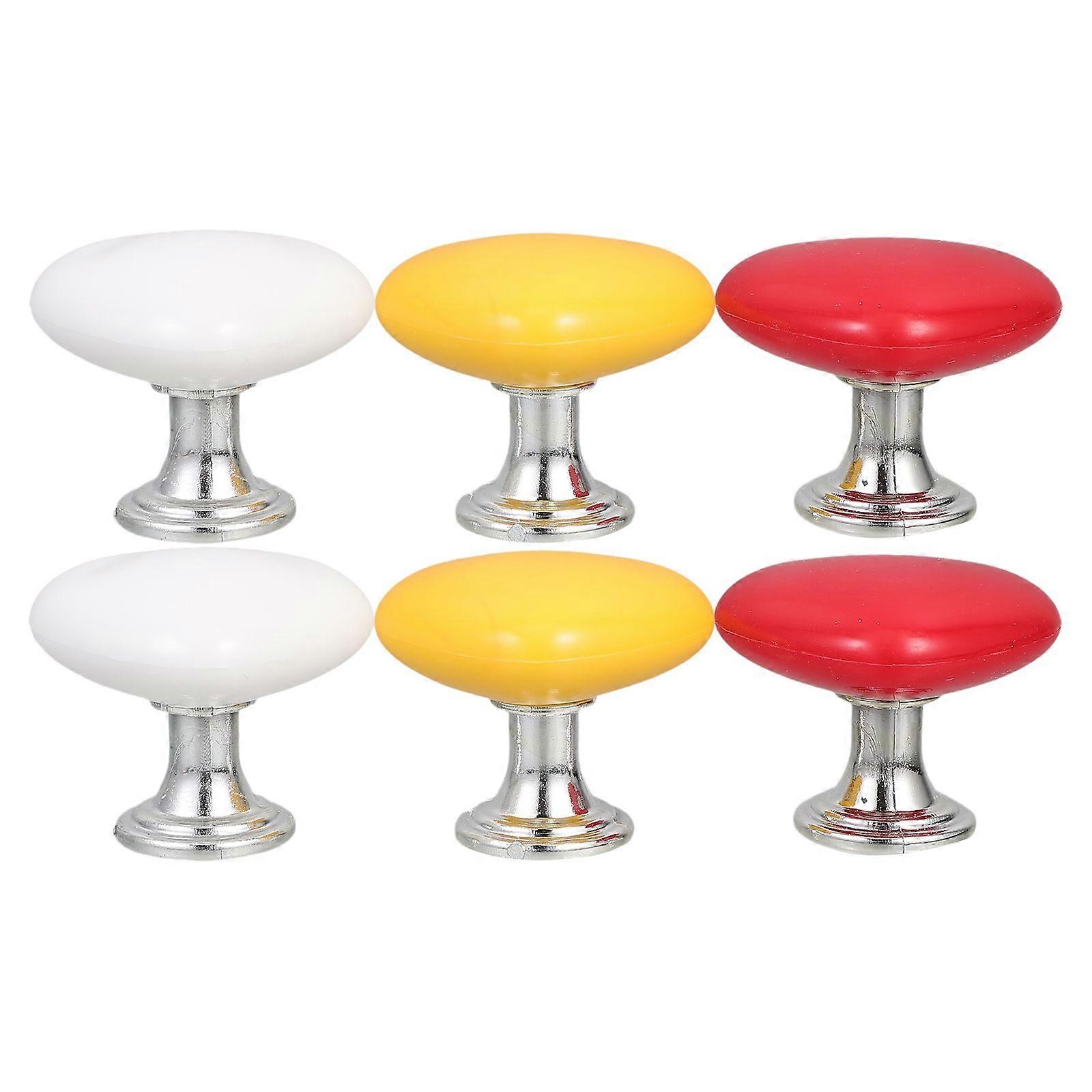 6 Pcs Love Heart Shaped Toilet Tank Button Plastic Toilet Tank Button Press Button Toilet Accessories Flush Tank Toilet Toilet Push Button Flush Repla