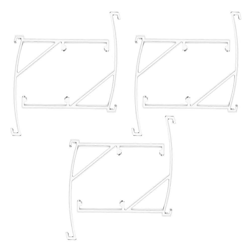 Clear Plastic Blind Clips Versatile Compatibility Home Decor Vertical Blinds Replacement Part 6Pcs