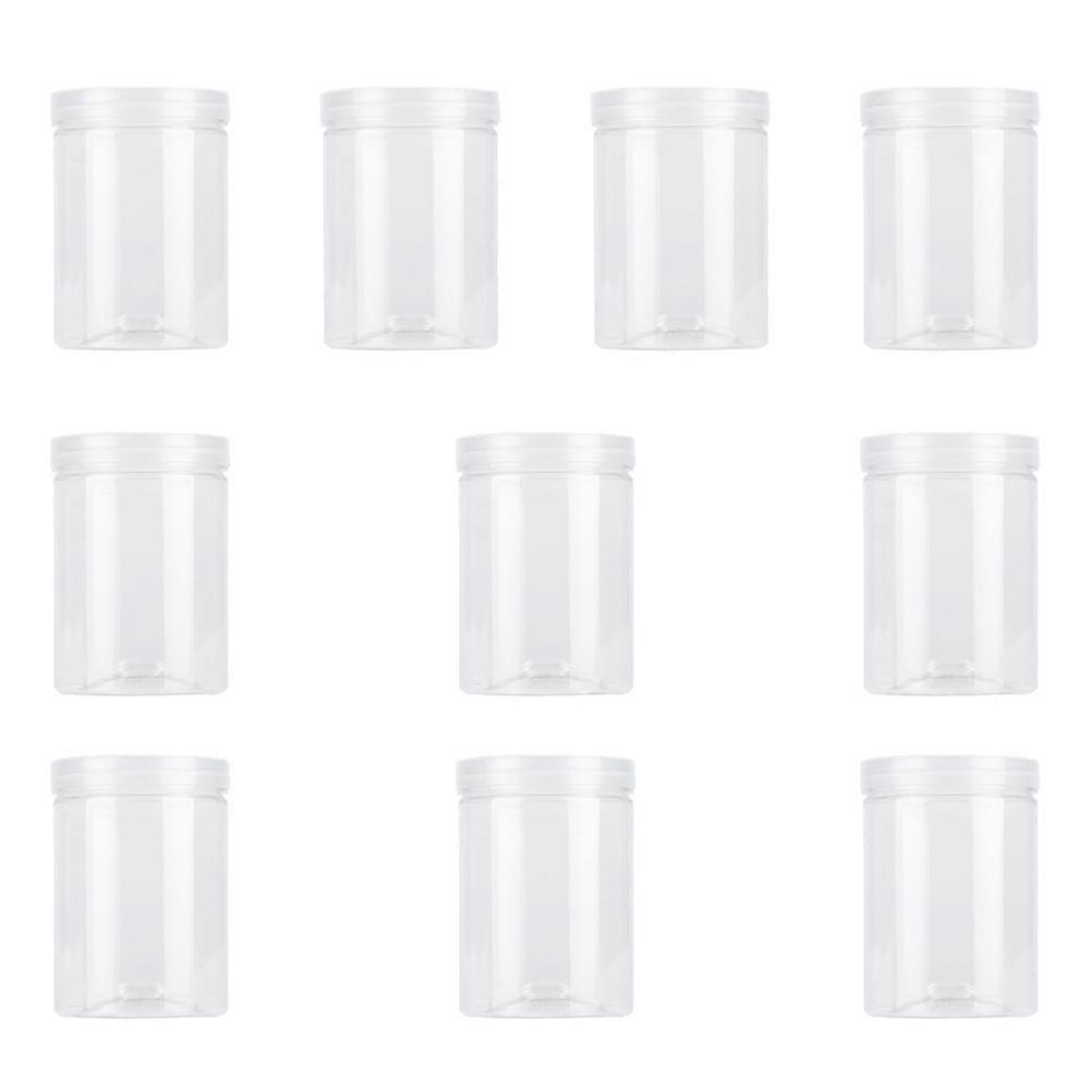 Transparent Food Storage Jar with Airtight Lid for Coffee Tea Sugar 630ml