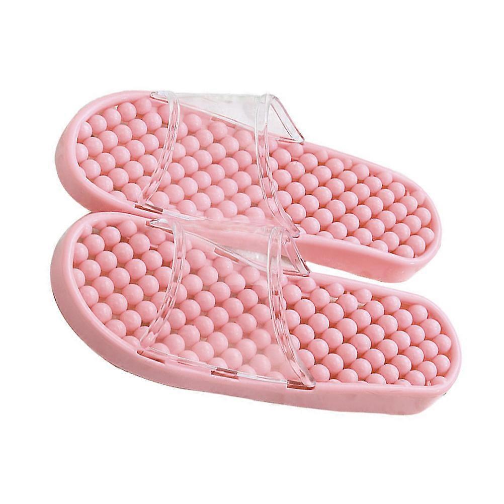 Quick Dry Slippers 1 Pair Durable Unisex Bathing Footwear In Pink Open-toe Design For Comfortable Spa Use