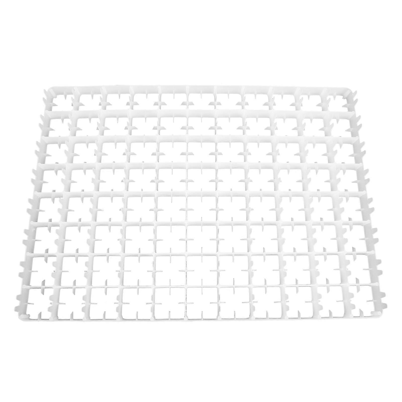Plastic Egg Tray for Home with 88 Compartments Storage Box for Quail Eggs Hatch Eggs Beige Color