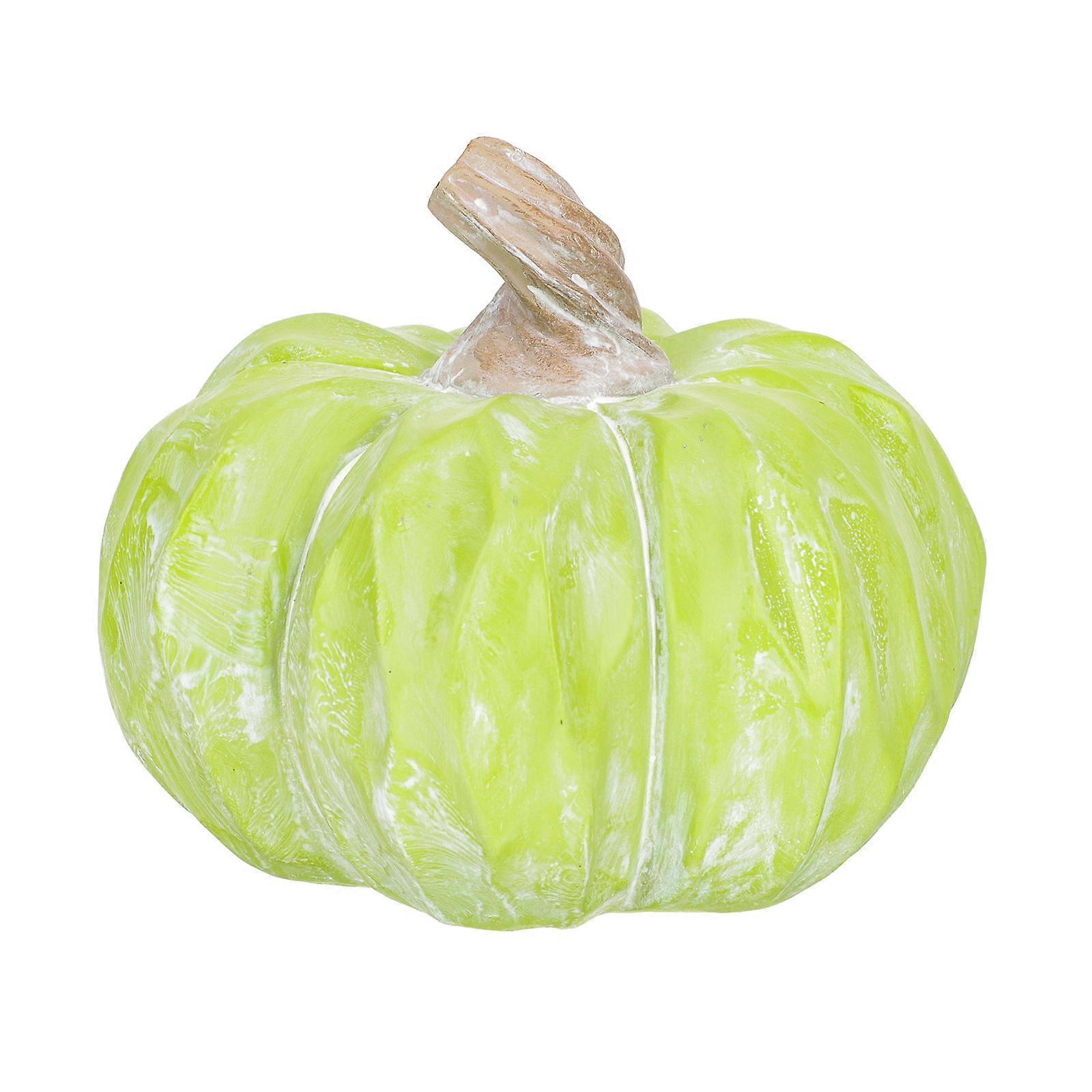Ceramic Pumpkin Model for Halloween and Thanksgiving Table Adornment Pumpkin Shape 1 Set