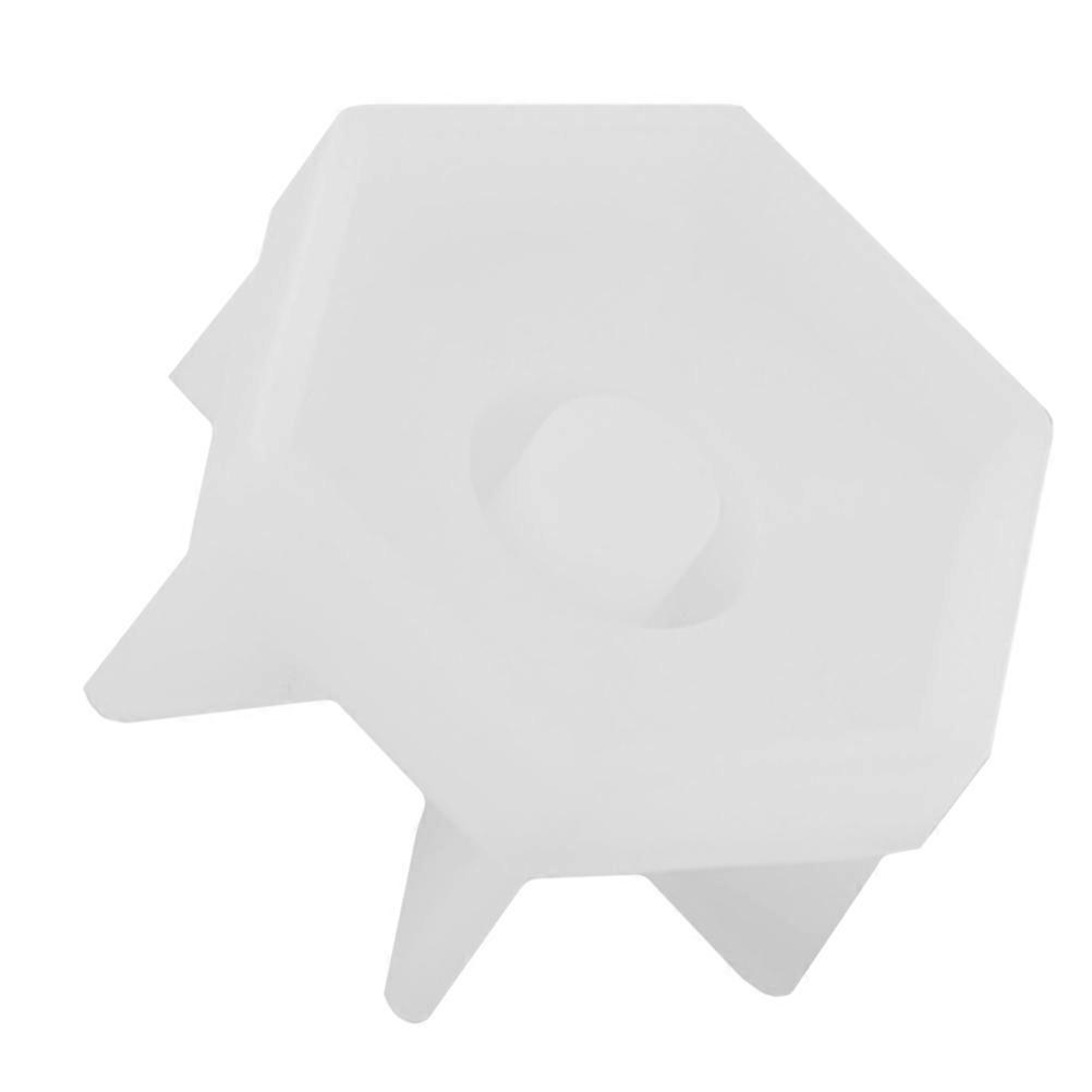 Candlestick Mold For Craft Enthusiasts DIY Fun 9.5X4.2CM Hexagonal Shape Practical Tool 1Pack