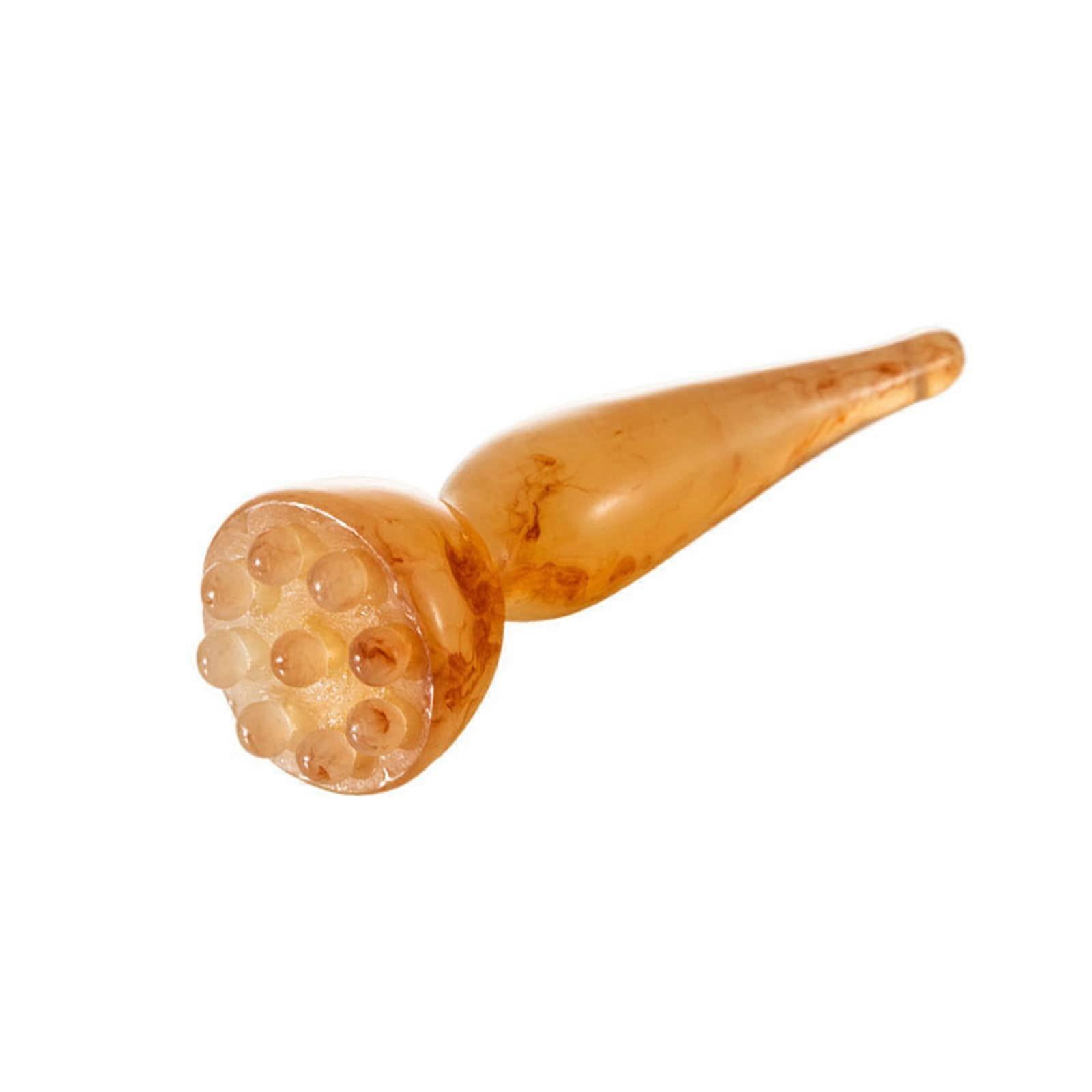 Resin Stick Face Massage Tool for Eye Scraping and Body Relaxation, Small Pale Pinkish Gray, Durable Design