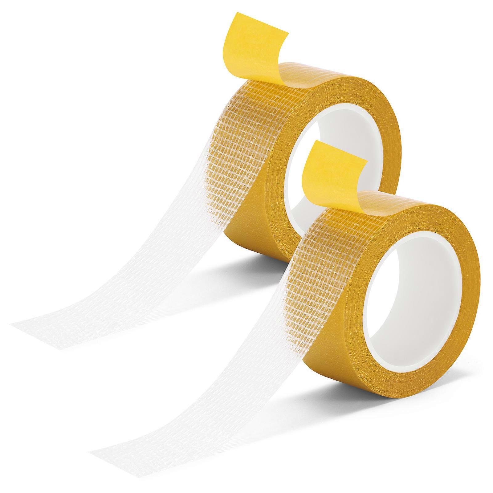 High-Adhesive Mesh Fabric Double-Sided Tape - 10m*2.5cm - 2pcs