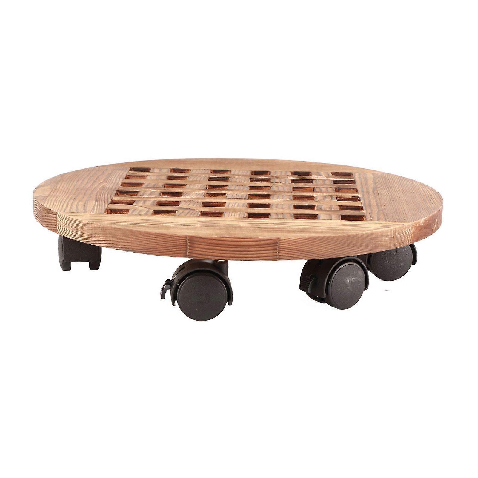 Mobile Flower Bracket Flower Pot Tray Base Flower Bracket Square Round Flower Stand Universal Wheel Mobile Tray