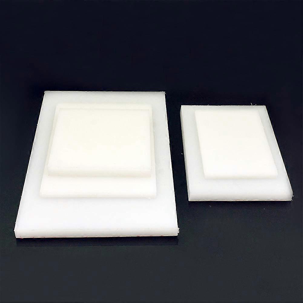 White PVC Cutting Board Leathercraft Tools Kit With Rubber Mallet For Die Cutting And Stamping, Model 839