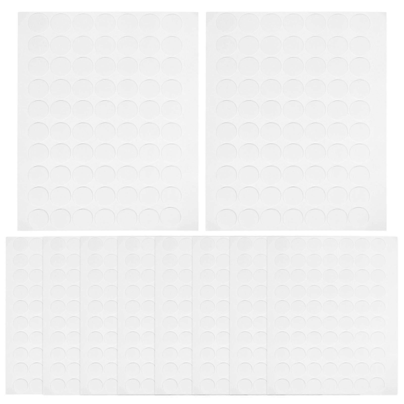 3M Double Sided Sticky Dots, Round Adhesive Stickers for Crafts, Balloons, Organization, Removable, Easy to Use, 10 Sheets
