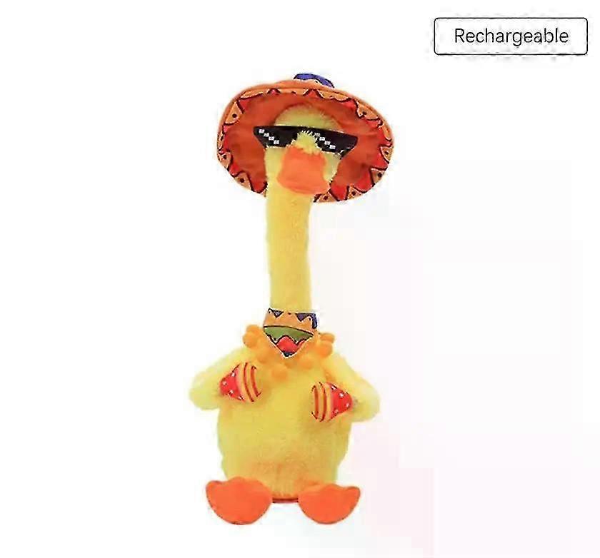 Dancing Duck Plush Toy: Interactive Shake & Dance for Early Learning & Fun