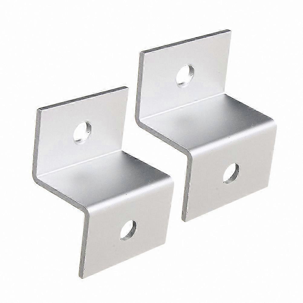 4-Piece Solar Panel Mounting Bracket Kit with Hardware for RV, Boat, and Off-Grid Roof Installations