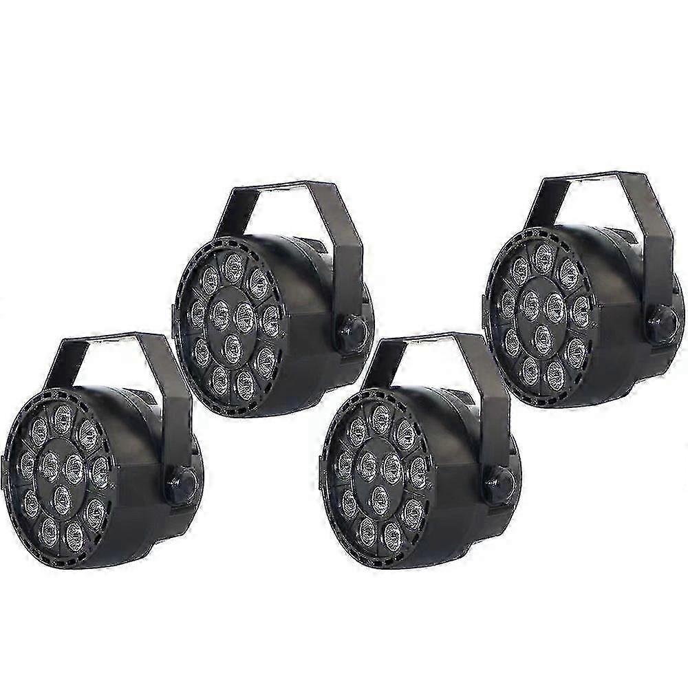 4 Pack RGBW LED Par64 Stage Lights with DMX512 Control for Professional Stage Lighting