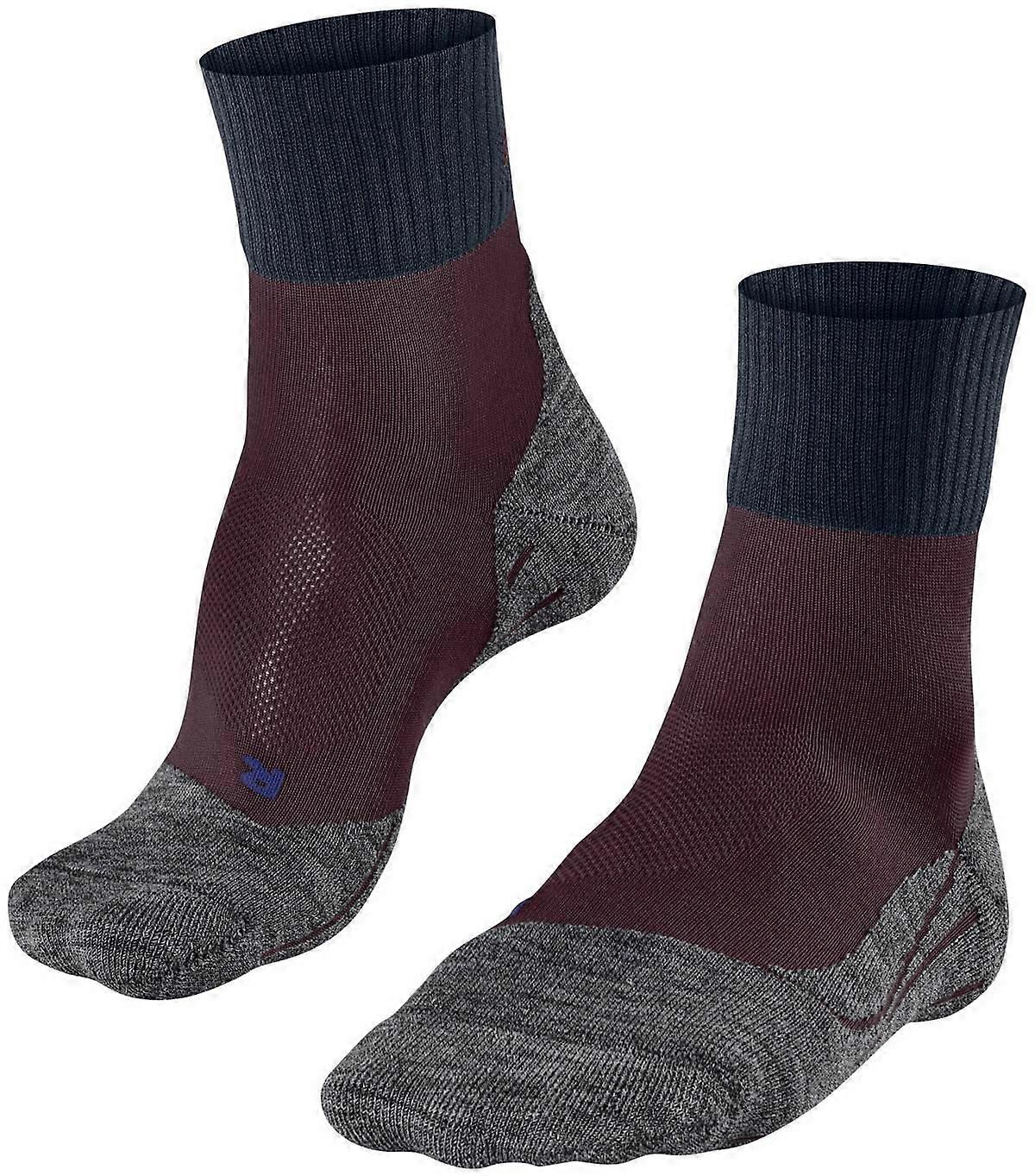 Falke TK2 Explore Cool Short Trekking Socks - Burgundy