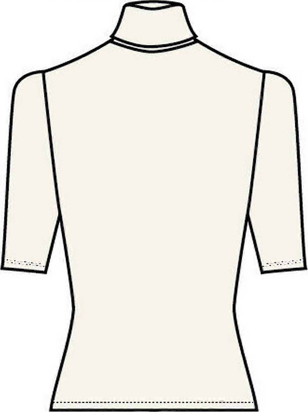 Falke Viscose Mock Neck T-Shirt - Off-White