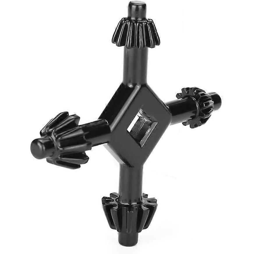 1-in-1 Drill Chuck Key, #45 Steel Multifunctional Chuck Wrench, 4-Way Chuck Key for Drilling Alloy Teeth Drilling Tools - DKSFJKL